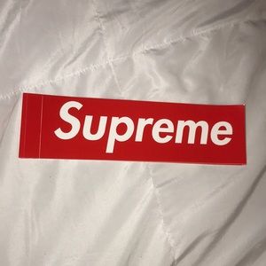 Supreme box logo stickers